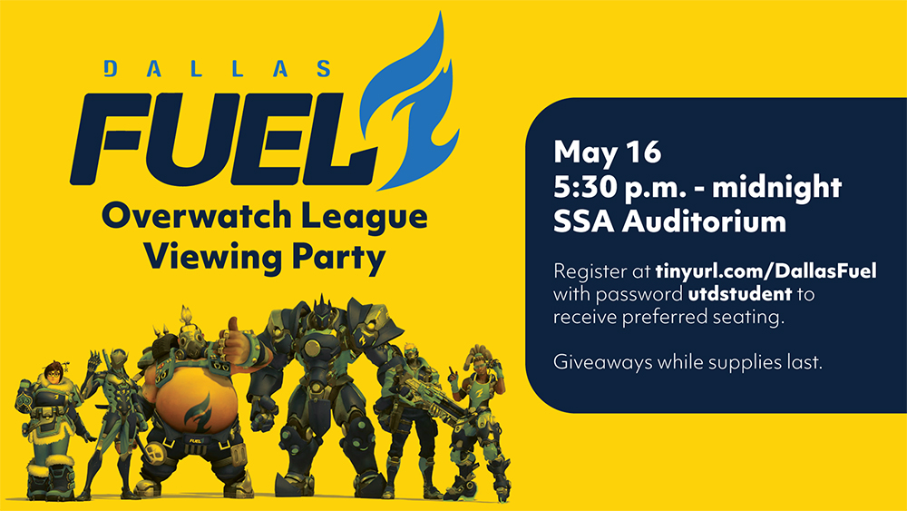 UTD to Host Overwatch League Watch Party on Campus