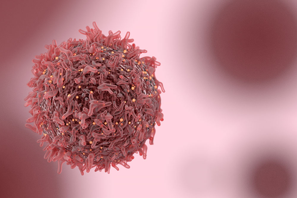 Cancer cell illustration