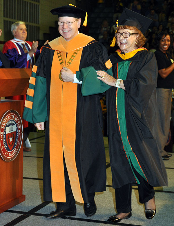 Dr. David Daniel and Helen Small in 2010