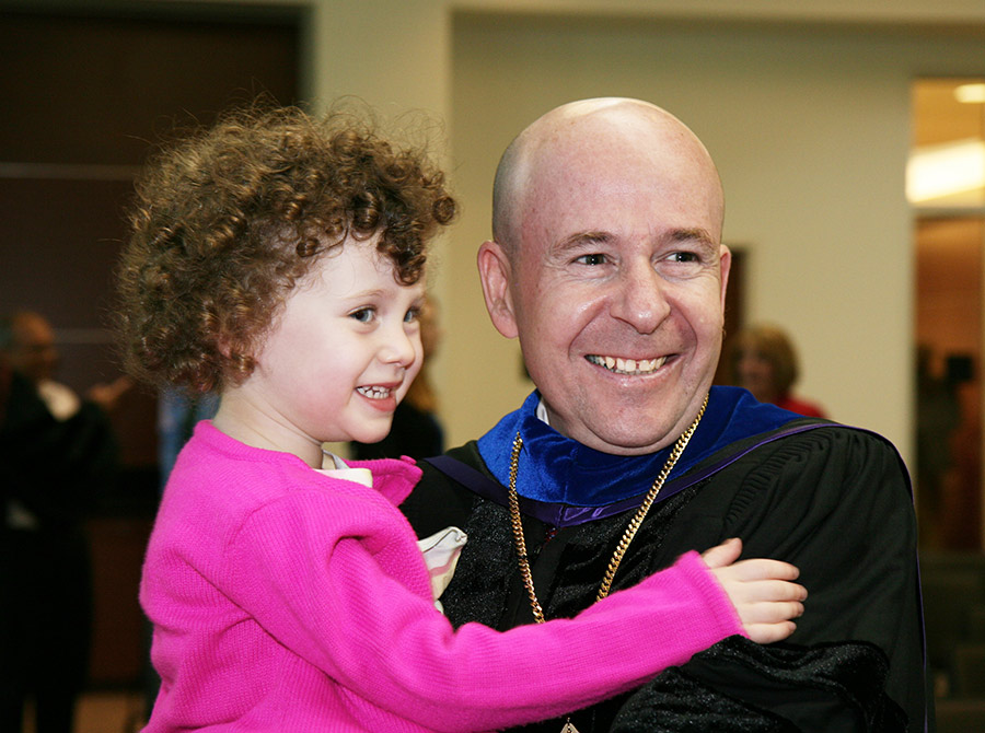 Dr. Daniel A. Cohen with his daughter