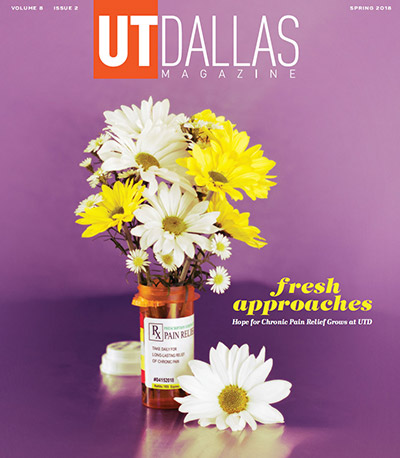 cover of UT Dallas Magazine, Fall 2018