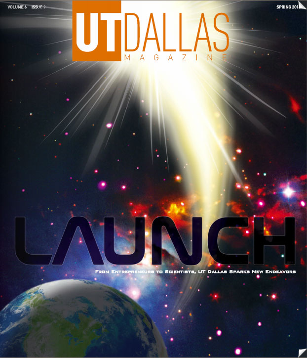 UT Dallas Magazine Spring 2016 cover