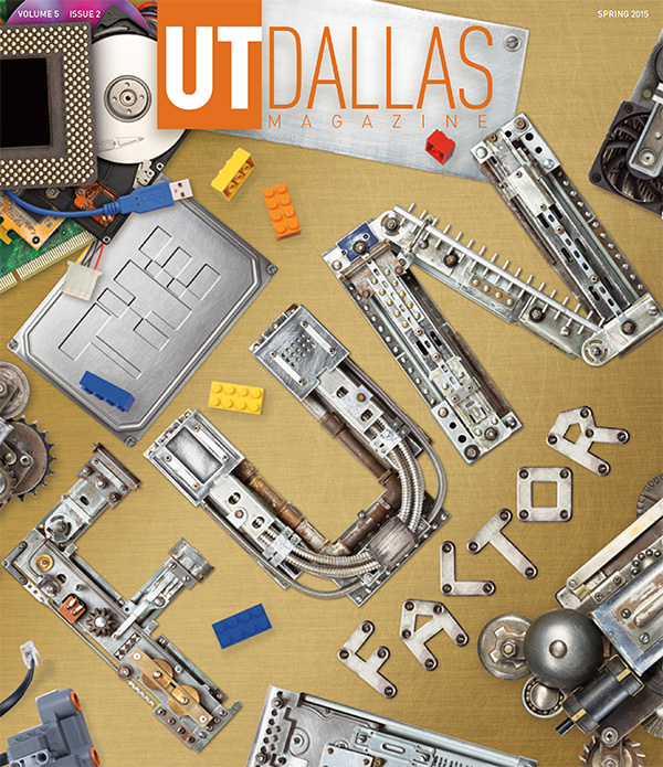 UT Dallas Magazine Spring 2015 cover