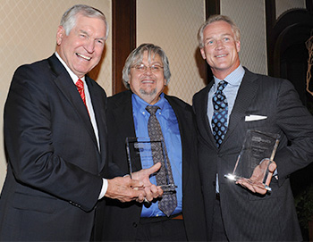 Daryl Moose Johnston, Dr. John Hart and Lee Roy Jordan 
