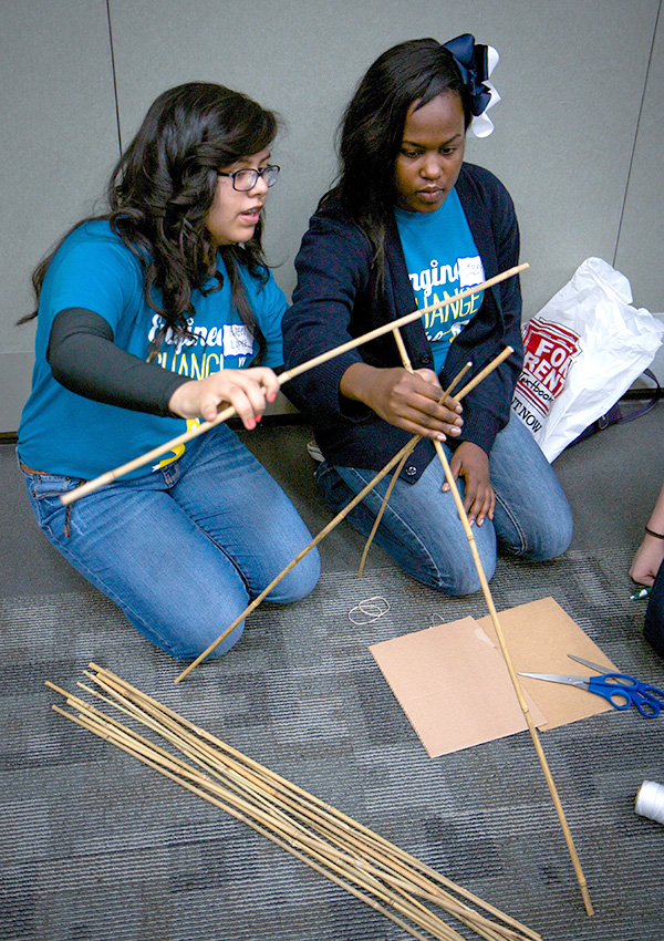 Introduce a Girl to Engineering event at UT Dallas