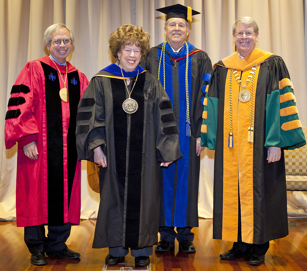 Dr. Dennis Kratz, Dr. Zsuzsanna Azsvath, Dr. Hobson Wildenthal and Dr. David E. Daniel