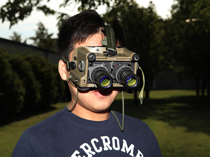 Night-vision goggles donated by L-3 Communications