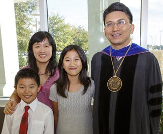 Dr. Mike Peng and family
