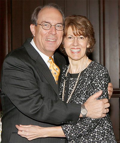 Terry Price, Director of Music at Preston Hollow Presbyterian Church and grateful patient, shown with his wife Alyce.