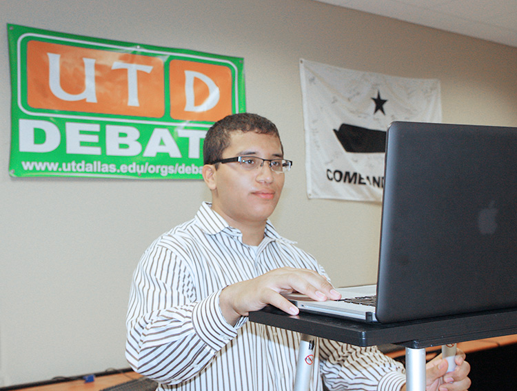 Rolando Velasquez from UT Dallas Debate Team.