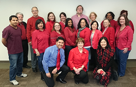 HR Wears Red