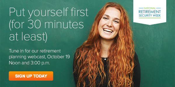 Sign Up Today for the Retirement Planning Webcast